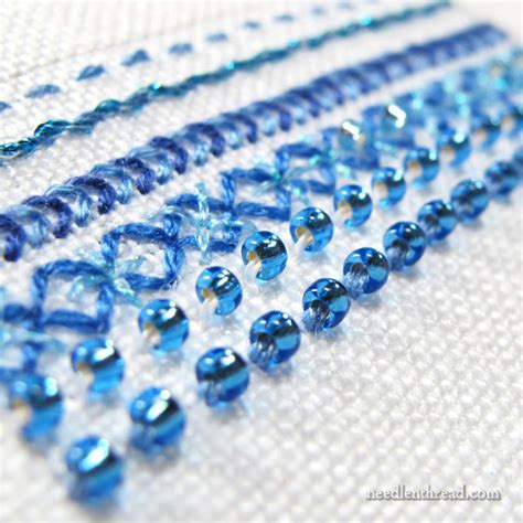 metal bead embroidery on fabric|bead embroidery thread.